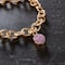 12 Pack: Round Light Amethyst Dyed Quartz Charm by Bead Landing™